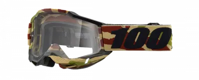Ochelari cross atv 100% Accuri 2 Mission, lentila clara, culoare rama army