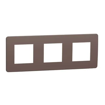 Placa ornament, Unica Studio Colsau, trei module, chocolate