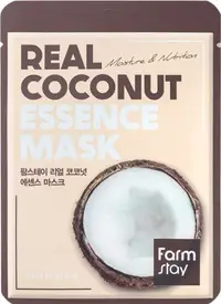 FarmStay Real Essence Mască de față folie Coconut, 23 ml