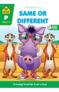 School Zone Same or Different Workbook