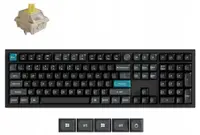 Tastatură mecanică Keychron - Q6 Ultra 8K, wireless, Silk POM Banana, RGB, neagră