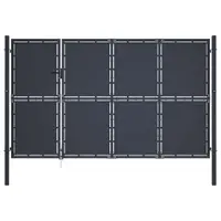 Gossi poarta de gradina din otel 350x175 cm antracit