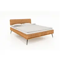 Pat matrimonial 180x200 cm din lemn de stejar Kula 1 - The Beds