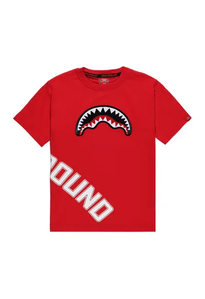 Tricou din bumbac cu imprimeu Daily - Alb optic/Rosu vermillion
