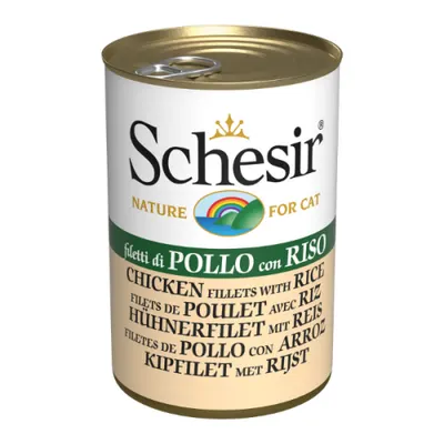 Hrana umeda pentru pisici Schesir Pui-Orez 140gr