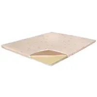 Topper Saltea Memory 3+3 Bio Bumbac, 160 x 190 cm