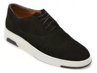 Pantofi RELAX negri, 5811, din piele intoarsa