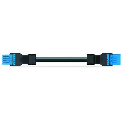 pre-assembled interconnecting cable; Eca; Socket/plug; 5-pole; Cod. I; H05VV-F 5G 1.5 mm²; 7 m; 1,50 mm²; blue