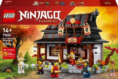 Constructor LEGO Ninjago - A 15-a aniversare a Forjei celor Patru Arme (71858)