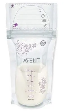 AVENT Pungi stocare lapte 180ml x 25buc SCF603/25