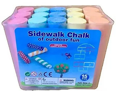 Raya Toys - Set de cretă colorată, 15 bucăți