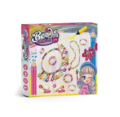 Set creativ bijuterii cu margele NToys Beads diverse modele