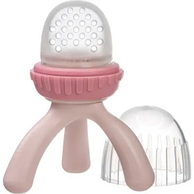 b.box Feeder Teether suzetă pentru alimentare Light Pink 4m+ 1 buc