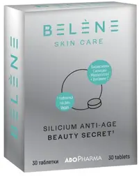 Belene Siliciu Anti-Age Beauty Secret, 30 tablete, Abo Pharma