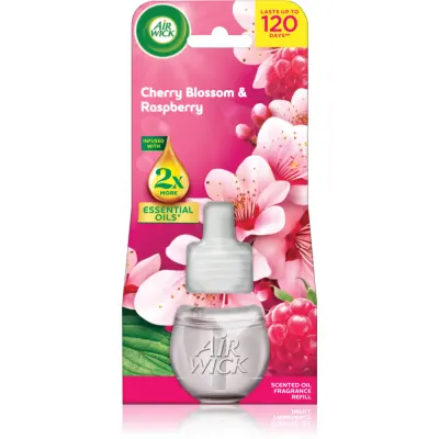 Air Wick Cherry Blossom & Rasberry rezervă pentru difuzorul electric 19 ml