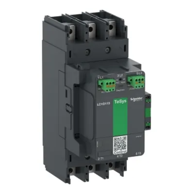 Contactor TeSys Giga, 3P (3 NO), AC-3 <= 440V 225A, versiunea avansata, bobina 48..130V c.a./c.c.