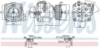 Compresor climatizare aer conditionat potrivit CHEVROLET AVEO, TRAX; OPEL ADAM, MOKKA MOKKA X 1.2-1.8 03.11-