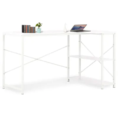 vidaXL Birou de calculator, alb, 120 x 72 x 70 cm