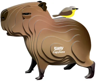 Figurină 3D de asamblat Eugy - Capibara