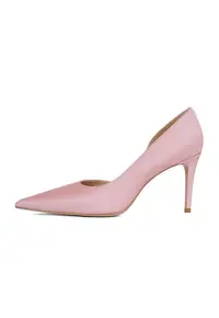 Pantofi din piele D'Orsay - Roz pastel