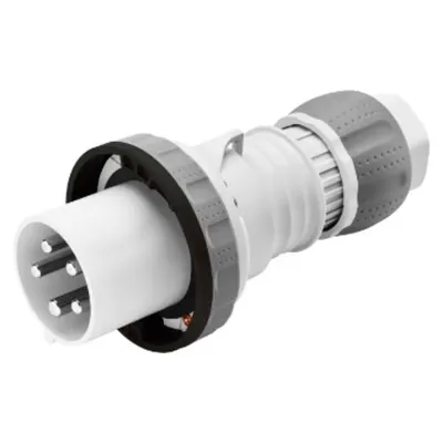 Stecher fisa industriala HP - IP66/IP67/IP68/IP69 - 3P+N+E 63A 600-690V 50/60HZ - BLACK - 5H - MANTLE TERMINAL