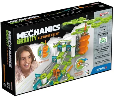 Constructor magnetic Geomag - Mechanics Gravity, 207 de piese