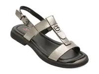 Sandale PASS COLLECTION argintii, WC60002, din piele naturala