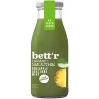 Smoothie cu Ananas, Aloe si Menta fara Zahar Adaugat Ecologic/Bio 250ml
