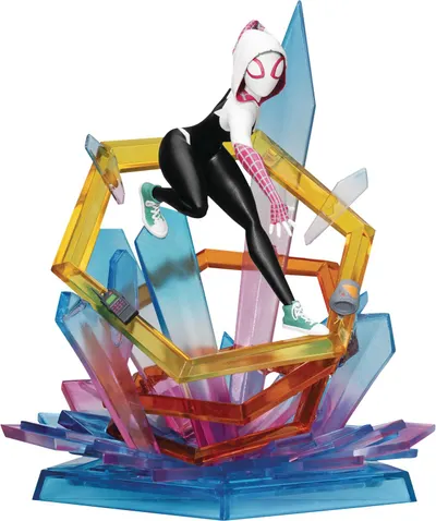Statuetă Beast Kingdom Marvel: Sider-Man - Gwen Stacy (Across the Spider-Verse), 15 cm