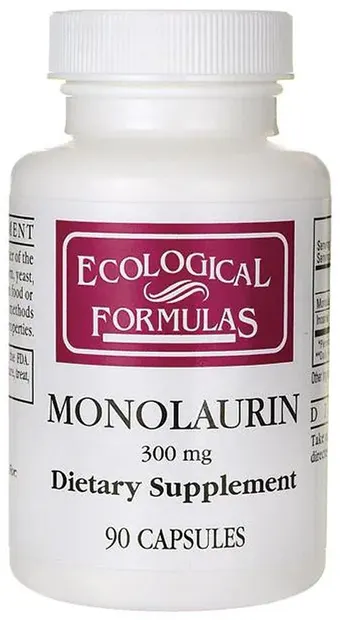 Monolaurin, 300 mg, 90 capsules , Ecological Formulas