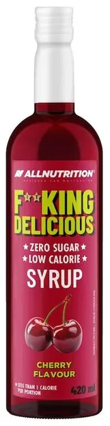 AllNutrition Fitking Delicious Syrup Zero, cireșe, 420 ml