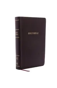 KJV, Reference Bible, Personal Size Giant Print, Bonded Leather, Burgundy, Red Letter Edition