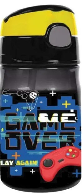 Sticlă de apă Colorino Handy - Game Over, 300 ml