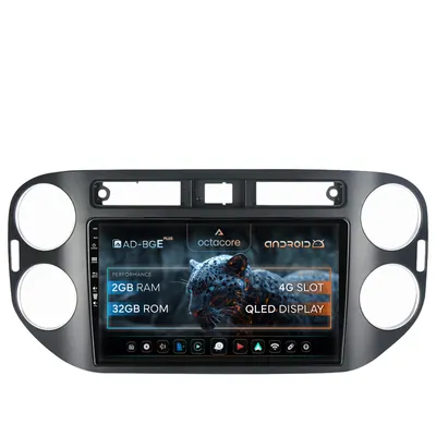 Navigatie Volkswagen Tiguan (2010-2016), Android, E-Octacore 2GB RAM + 32GB ROM, 9 Inch - AD-BGE9002+AD-BGRKIT035-1016