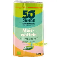Vafe Din Porumb Expandat cu Sare, fara Gluten Ecologice/Bio 120g