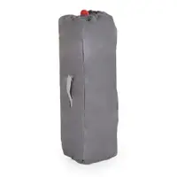 Patut pliabil compact cu un nivel Cangaroo One Touch Gri Inchis,roti cu blocare,pliere usoara si rapida,intrare cu fermoar,saltea pliabila inclusa