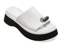 Papuci GRYXX albi, 4714750, din piele naturala