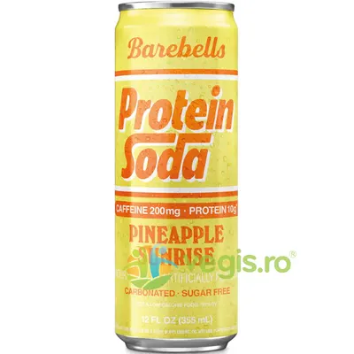 Bautura Proteica Carbogazoasa cu Aroma de Ananas 355ml
