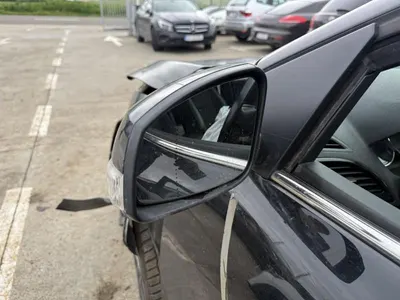 Oglinda stanga cu rabatare electrica culoare neagra Renault Megane 3 facelift (2012-2016)
