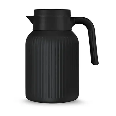 Termos negru din oțel inoxidabil 1,5 l Trine – Sagaform