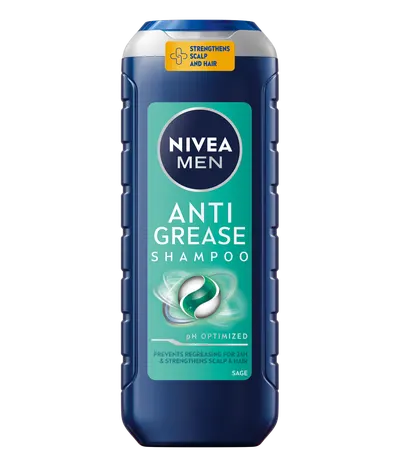 Sampon pentru barbati cu extract de salvie Anti Grease, 500ml, Nivea