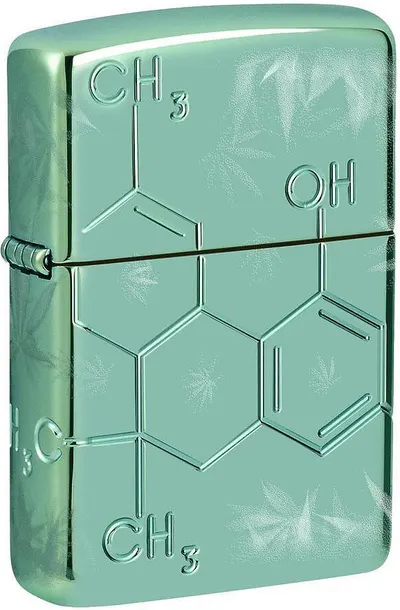 Brichetă Zippo Armor - Cannabis, THC Design
