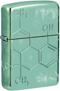 Brichetă Zippo Armor - Cannabis, THC Design