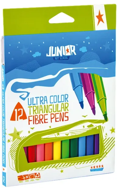 Set de carioci Junior - Ultra Color, 12 buc