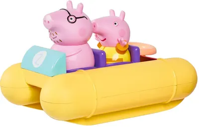Jucărie de baie Tomy Toomies - Peppa Pig pe bicicletă de apă