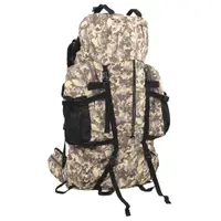 Gossi rucsac de drumetie, camuflaj maro camel, 60 l, tesatura oxford
