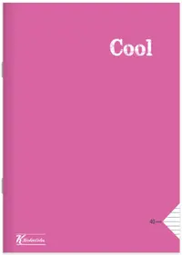 Caiet Keskin Color Cool - A4, 80 de coli, rânduri largi, sortiment