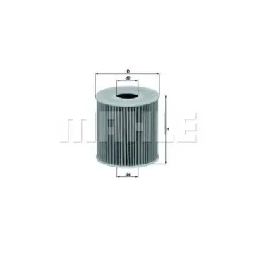 Filtru ulei MAHLE ORIGINAL OX 339 2D