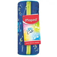 Penar tip etui, 1 fermoar, Maped Mini Cute, albastru