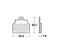 Placute frana MCB709EC